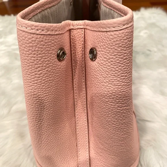 Pink 36CM Togo leather Top handle Graden Party genius leather Satchel bag - Picture 10 of 15